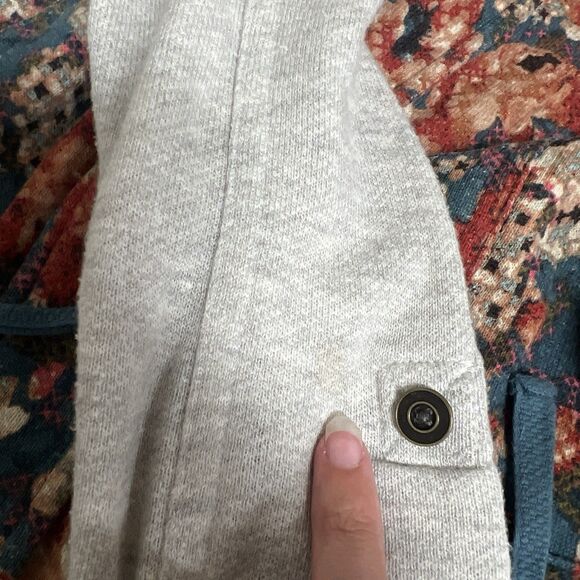 Anthropologie Saturday/Sunday Delwyn Floral Zip Jacket Top Women’s Size M Boho - Picture 10 of 12